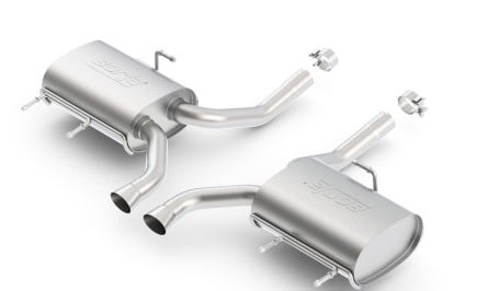 borla 11-14 cts coupe v6 3.6l at rwd/awd dual ctr rear exit touring exhaust (rear section only) 11824