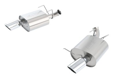 borla 13-14 mustang gt/boss 302 5.0l v8 rwd single split rr exit touring exhaust (rear section only) 11836