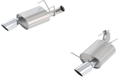 borla 13-14 mustang gt/boss 302 5.0l v8 rwd single split rr exit atak exhaust (rear section only) 11838