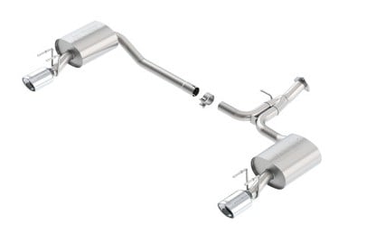 borla 13-15 honda accord coupe 3.5l fwd ss rear section single split rear exit touring exhaust 11853