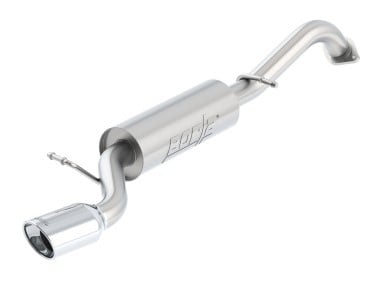 borla 14-17 toyota corolla s 1.8l at/mt fwd 4dr s-type single oval rolled angle-cut rear sec exhaust 11897