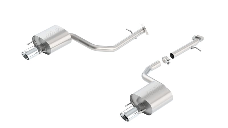 borla 14-17 lexus is 250/350 2.5l/3.5l automatic/manual trans rwd 4 door s-type axle back exhaust 11898