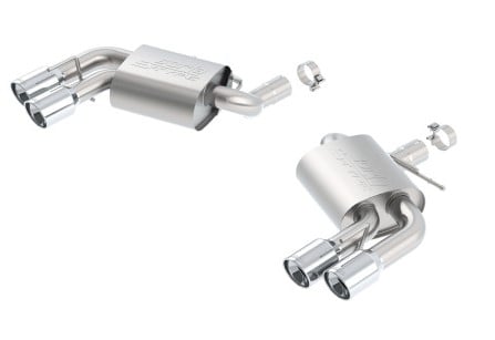 borla 2016 chevy camaro 6.2l at/mt s-type rear section exhaust w/o dual mode valves 11920