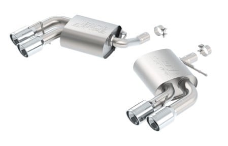 borla 2016 chevy camaro v6 at/mt s-type rear section exhaust w/o dual mode valves 11926