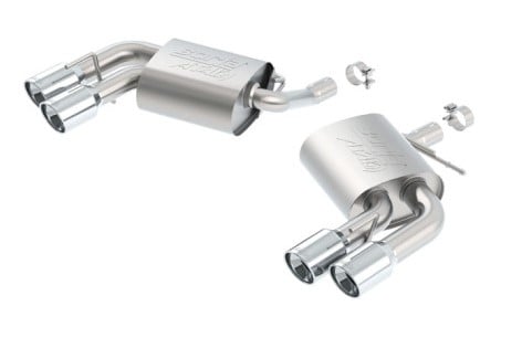 borla 2016 chevy camaro v6 at/mt atak rear section exhaust w/o dual mode valves 11927