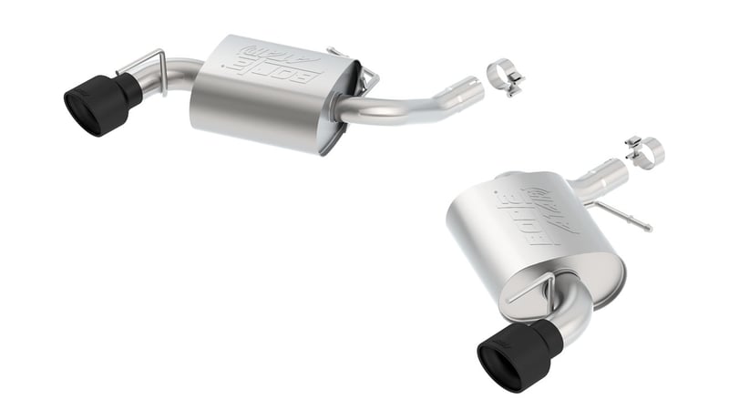 borla 16 - 22 chevrolet camaro 3.6l at/mt rwd ceramic black atak exhaust 11929cb