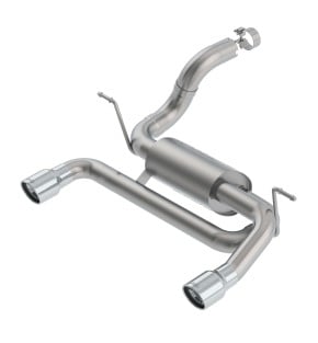 borla 18-19 jeep wrangler jl/jlu 2.0l 4cyl 2dr/4dr axle back exhaust s-type w/ 3.5in tips 11963