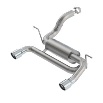 borla 18-19 jeep wrangler jl/jlu 2.0l 4cyl 2dr/4dr axle back exhaust atak w/ 3.5in tips 11964