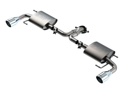 borla 17-20 mazda cx-5 2.5l at awd 4dr 2in s-type rear section exhaust 11969