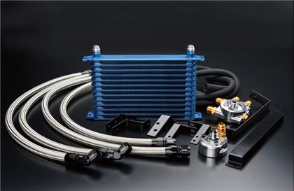 greddy 89-94 nissan skyline gt-r (bnr32) 13 row oil cooler kit w/ oil filter relocation 12024413