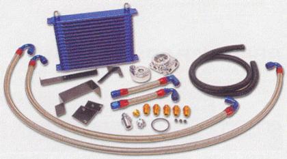 greddy 95-98 nissan skyline 13 row oil cooler kit w/ relocation 12024418