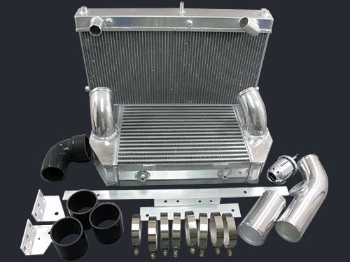 greddy 92-02 mazda rx-7 (jdm model only) v-mount i/c radiator kit ver.2 12040703