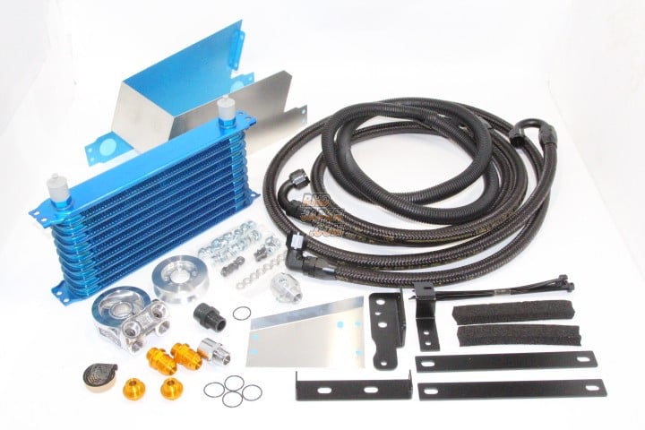 greddy 17+ subaru brz toyota 86 10-row oil cooler std zc6 kit 12064607