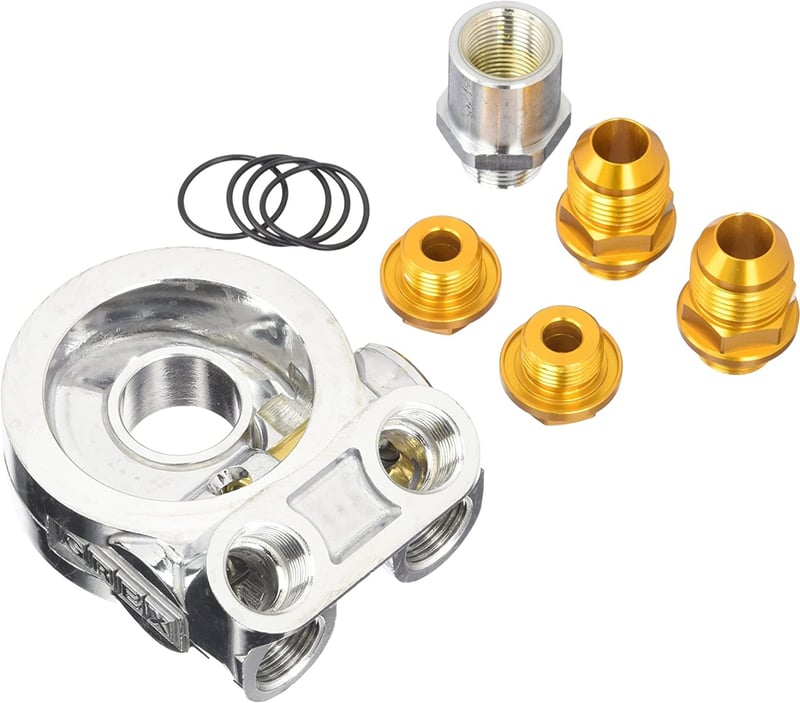 greddy oil cooler adapter type-e thread an8 12401112