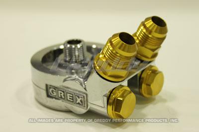 greddy oil cooler sandwich plate wrx/sti 12401126