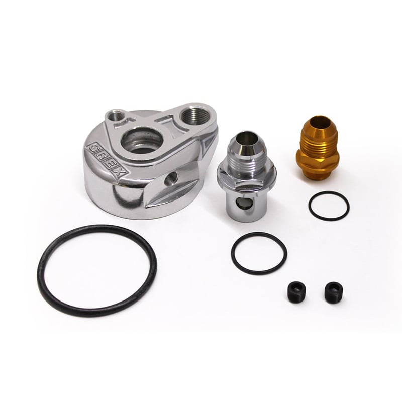 greddy oil cooler block type-f assembly 3/4x16 an10 12401131