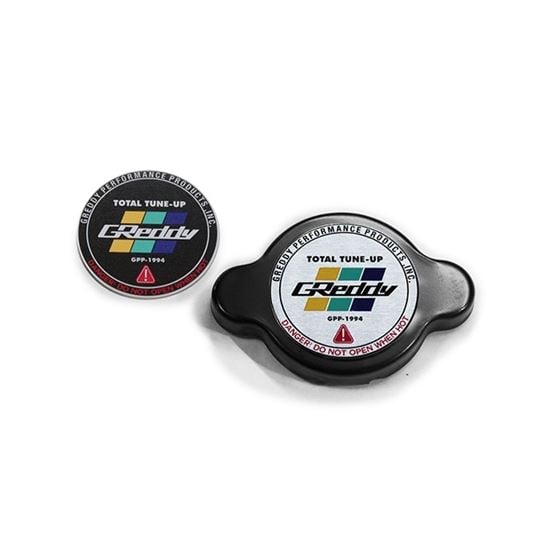 greddy type-s no relief radiator cap most nissan / subaru / mazda / mitsubishi / some toyota - black 13911008