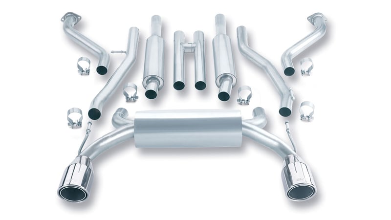 borla 03-08 350z true dual cat-back exhaust 2boxes 140045