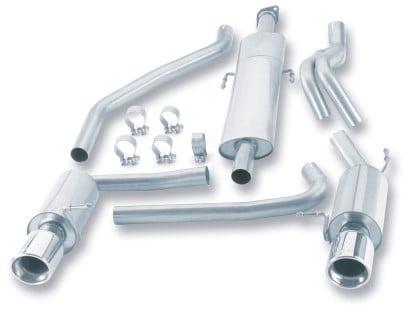 borla 03-06 hyundai tiburon v6 catback exhaust 140064