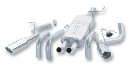 borla 04-05 dodge ram 1500 st/slt / 05 laramie/hemi split side exit/oval tip ss catback exhaust 140068