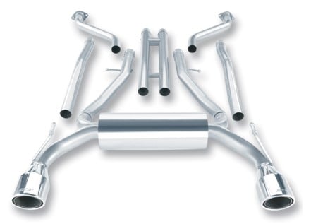 borla 08-13 infiniti g37 (coupe only/2wd only) cat-back exhaust (vq37vhr) 140260
