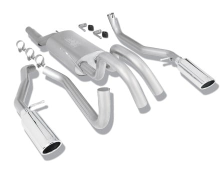 borla 09 ford f-150 stainless steel touring style catback exhaust 140291