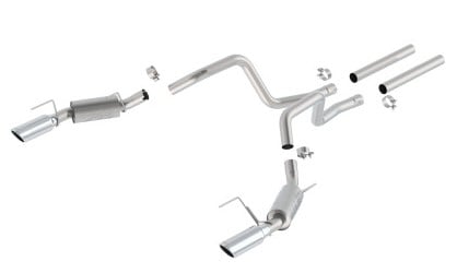 borla 2010 mustang gt 4.6l v8 atak catback exhaust 140329
