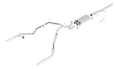 borla 09-12 gmc sierra 1500 / 09-12 chevrolet silverado 1500 ss catback exhaust 140340