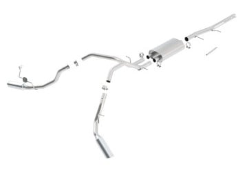 borla 09-11 chevrolet sierra 1500 wt/slt/slei/xfe / silverado 1500 wt/lt/ltz/ls ss catback exhaust 140341