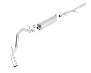 borla 09-13 chevrolet silverado/gmc sierra 1500 4.8l/5.3l/6.0l side exit catback exhaust 140343