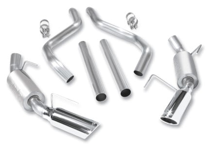 borla 05-09 ford mustang gt/bullitt atak catback exhaust 140382