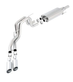 borla 10-14 ford f-150 svt raptor 6.2l-8cyl ss catback exhaust 140383