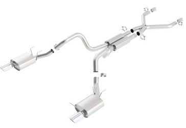 borla 11-12 ford mustang gt/shelby gt500 5.0l/5.45l 8cyl ss catback exhaust + inxin pipe 140389
