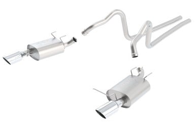 borla 11-12 ford mustang 3.7l at/mt rwd 2dr atak ss catback exhaust 140398