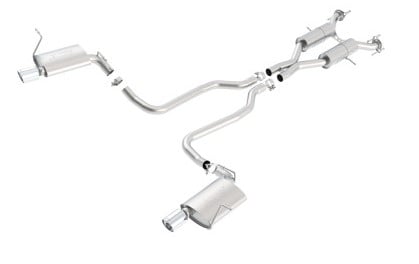 borla 11-16 jeep grand cherokee limited/laredo 5.7l 8cyl 4wd/rwd ss catback exhaust 140406