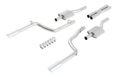 borla 06-10 dodge charger srt8 / 05-10 chrysler 300 c srt8 aggressive atak catback exhaust 140407