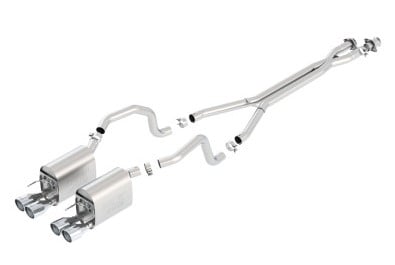 borla 09-11 chevrolet corvette 6.2l v8 aggressive atak catback exhaust 140414
