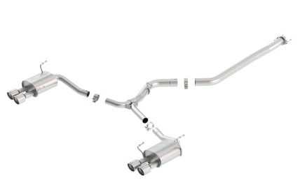 borla 11-14 subaru impreza wrx/sti sedan 4dr atak ss catback exhaust 140418