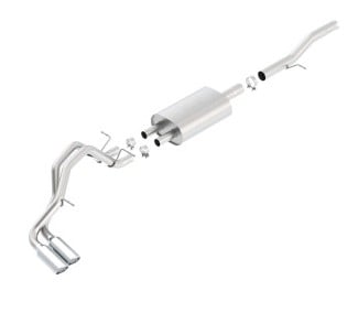 borla 09-14 avalanche/suburban/yukon xl 5.3l at 2wd/4wd truck side exit ss catback exhaust 140423