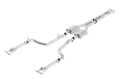 borla 11 dodge challenger srt8 coupe at/mt 5/6spd 6.4l 8cyl atak ss catback exhaust 140436