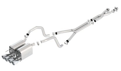borla 05-08 chevrolet corvette coupe/conv 6.0l/6.2l 8cyl 4spd/6spd rwd ins-type iiin catback exhaust 140452