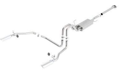 borla 11-14 ford f150 at 2/4wd 2/4dr s-type ss catback exhaust 140466