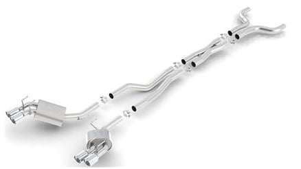 borla 12-14 chevrolet camaro zl1 coupe 6.2l 8cyl at/mt 6spd rwd aggressive atak catback exhaust 140495