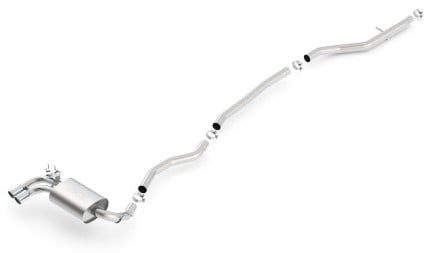 borla 12-15 bmw 328i sedan 2.0l at/mt rwd dual left rear exit catback exhaust 140509