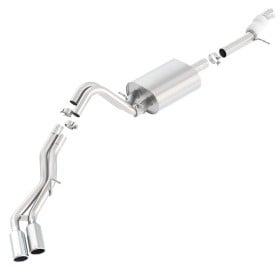 borla touring cat back 15-16 chevy tahoe 5.3l v8 2.75in, 2.25in dual same side exit 4in tips 140557