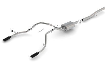 borla 14-8 chevrolet silverado 1500 6.2l v8 at/mt extended cab standard bed atak exhaust 140571bc