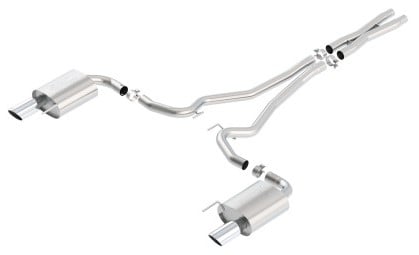 borla atak s cat-back 15-17 ford mustang gt 5.0l v8 mt/at 2.5in pipe 4in tip 140591