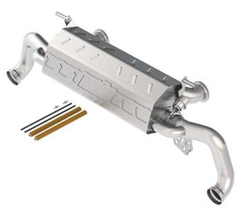 borla s-type cat-back 10-14 audi r8 5.2l v10 at rwd 2dr 3in factory tips 140596