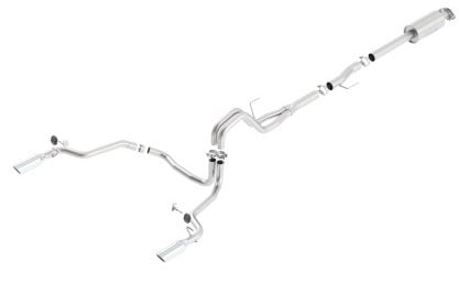 borla 15-16 ford f-150 3.5l ecoboost ext. cab std. bed catback exhaust atak single split rear exit 140616