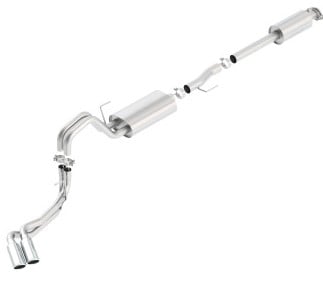 borla 15-16 ford f-150 3.5l ecoboost ext. cab std. bed catback exhaust touring truck side exit 140617